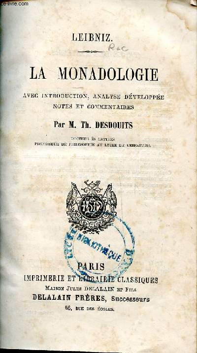 La Monadologie